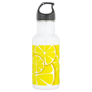 Botella De Agua Limón de la fruta cítrica del verano