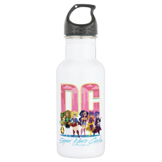 Botella De Agua Linaje de Chicas Super Hero DC