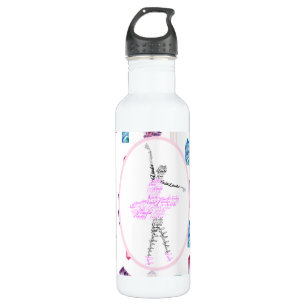 Botella De Agua Linda Ballerina: regalo de bailarina personalizado
