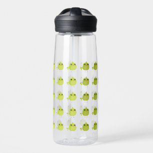 Botella De Agua Lindo Pájaro Verde Dibujos Animados