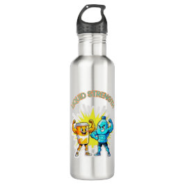 Botella De Agua Liquid Strength – Funny Juice & Water Muscle Desig