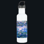 Botella De Agua Lirios de agua de Monet<br><div class="desc">Botella de agua de los lirios de agua de Monet. Pintura al óleo en lona a partir de 1916. Monet pintó su charca famosa del lirio de agua obsesivamente durante los años finales de su carrera, extrayendo la inspiración de la luz del sol y su efecto de desplazamiento sobre el...</div>