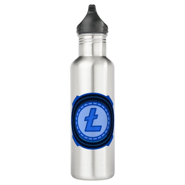 BOTELLA DE AGUA LITECOIN DE CRIPTOCURRENCIA (Derecha)