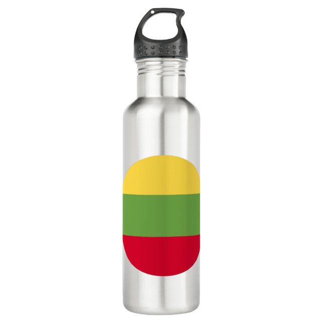 Botella De Agua Lithuania Flag (Anverso)