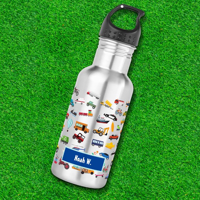 Botella De Agua Little Boy Things That Move Vehicle Cars Kid (Subido por el creador)