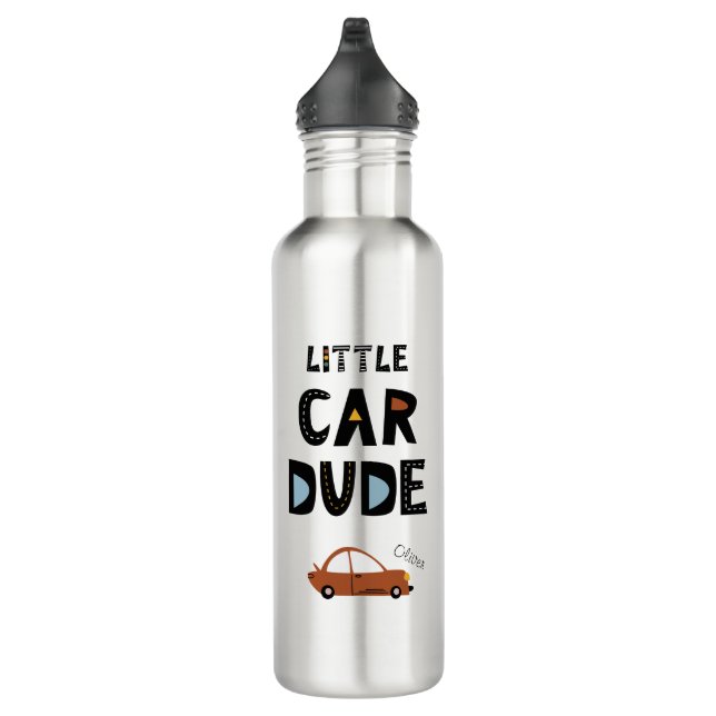 Botella De Agua Little Car Dude First Name Boy (Derecha)