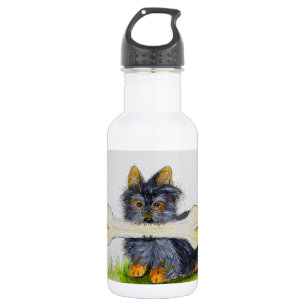 Botella De Agua Little Dog Big Bone ( Yorkshire terrier )