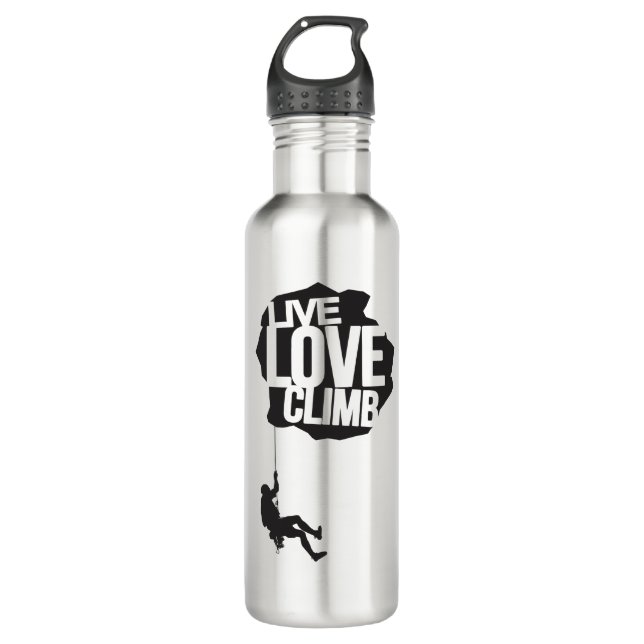 Botella De Agua Live Love Climb | Escalada (Anverso)
