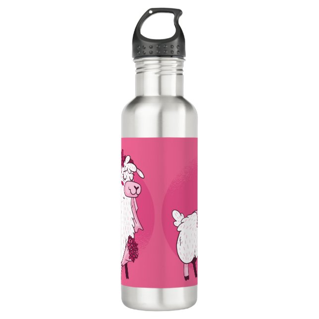 Botella De Agua Llama Bride (Anverso)
