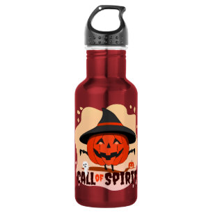 Botella De Agua Llamado de Espíritu de Halloween