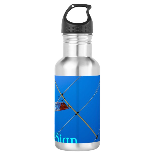 Botella De Agua Llamado de radio amateur (Anverso)