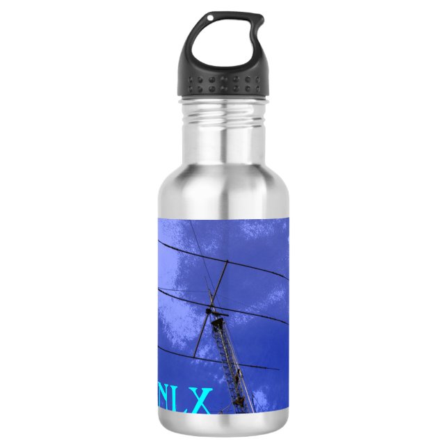 Botella De Agua Llamado de radio amateur (Anverso)