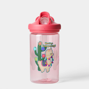 Botella De Agua ¡Llamas! Cactus Flowers Cute