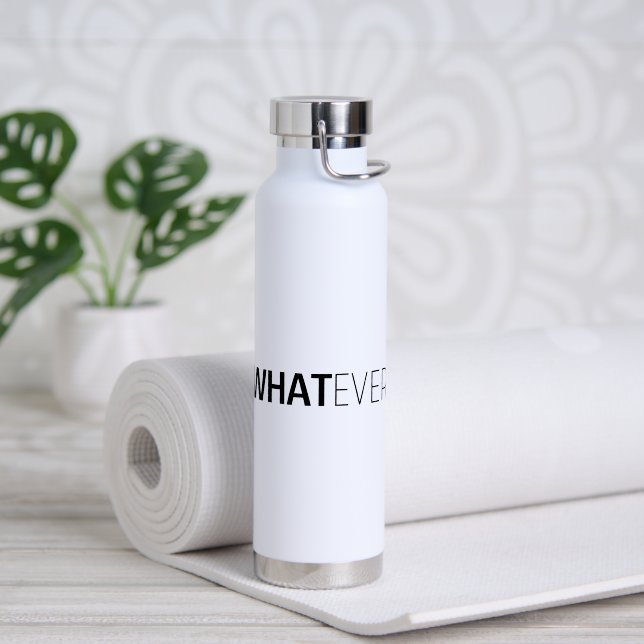 BOTELLA DE AGUA 'LO QUE SEA' (Yoga (girado))