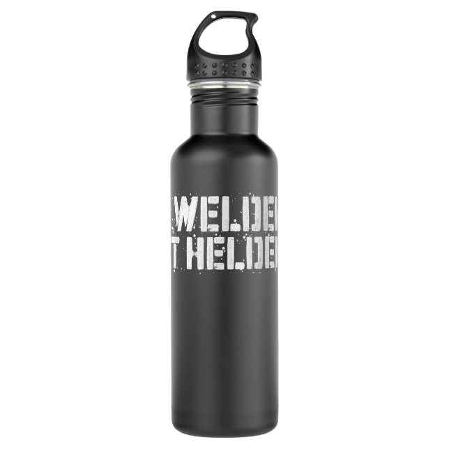 Botella De Agua Lo Soldé A Welder Gif (Anverso)