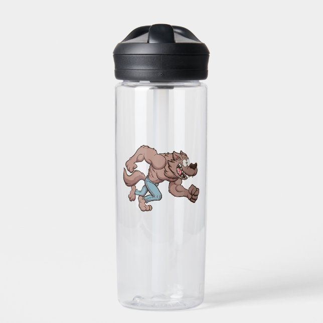 Botella De Agua Lobo Feroz Corriendo (Delante)