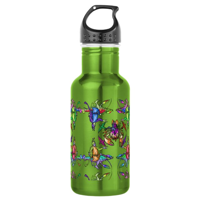 Botella De Agua Lobo improbable (Anverso)