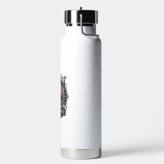 Botella De Agua Lobo Patriota Patriótico Horror Monstruo Patriota