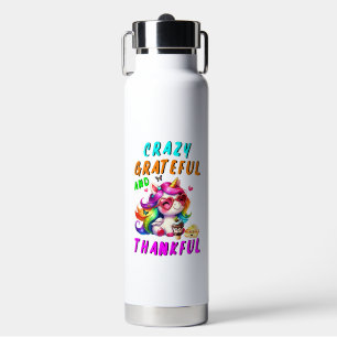 Botella De Agua Loco Agradecimiento Y Agradecimiento
