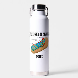 Botella De Agua Locura Mitocondrial Dentro Biología Mitocondrial