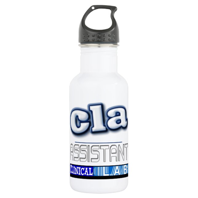 BOTELLA DE AGUA LOGO CLA - LABORATORIO CLÍNICO ASISTENTE (Anverso)