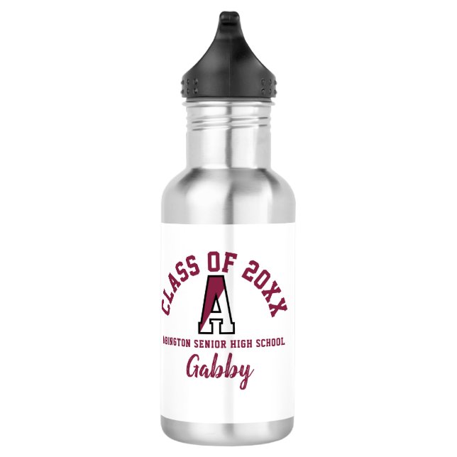 Botella de agua Logo de Abington Senior High Schoo (Derecha)