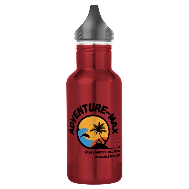 Botella De Agua Logo de Adventure-MAX (Izquierda)