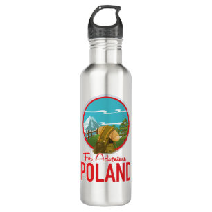Botella De Agua Logo de Adventure Poland Travel