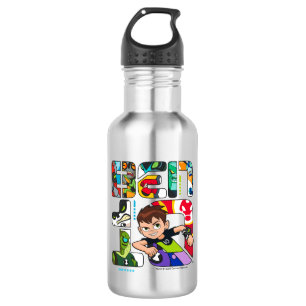 Botella De Agua Logo de Ben 10 Alien