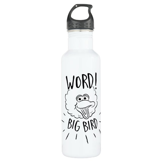 Botella De Agua Logo de Big Bird Skate - ¡Palabra! Gran Bird (Anverso)