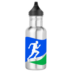 Botella De Agua Logo de Blue Runner