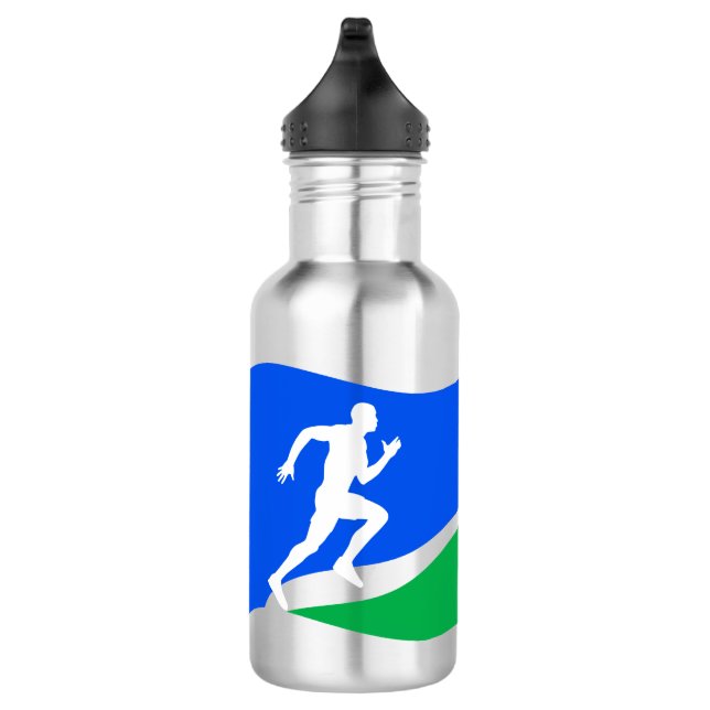 Botella De Agua Logo de Blue Runner (Derecha)
