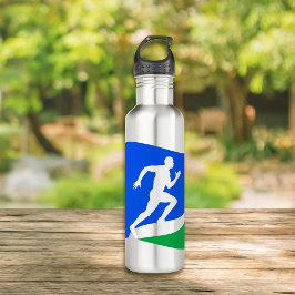 Botella De Agua Logo de Blue Runner personalizado