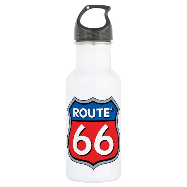 Botella De Agua Logo de la ruta 66 (Anverso)