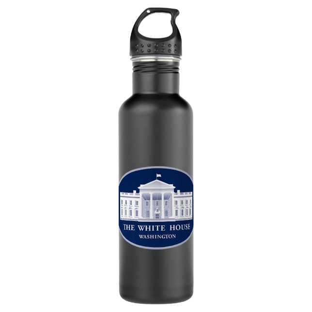 Botella De Agua Logo de Washington DC de la Casa Blanca (Anverso)