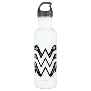 Botella De Agua Logo de Wonman Black Lace