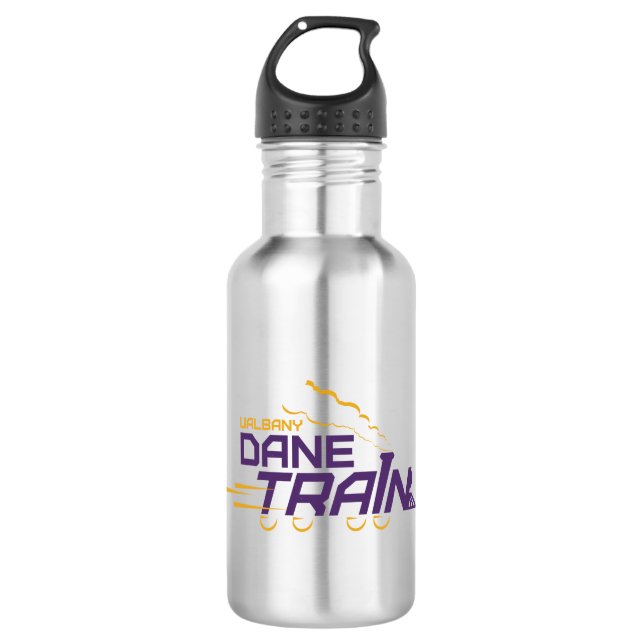 Botella De Agua Logo del Tren de Dane de la UAlbany (Anverso)