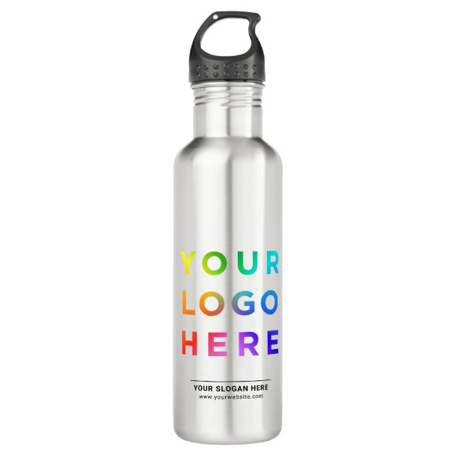 Botella De Agua Logotipo comercial de personalizado de 24 oz (Anverso)