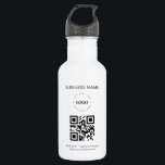 Botella De Agua Logotipo comercial personalizado Código QR y promo<br><div class="desc">Promociona tu negocio con esta botella de agua fría,  que incluye el logotipo del personalizado,  el código QR y el texto. Añade fácilmente tu logotipo y otra información haciendo clic en la opción "personalizar".</div>