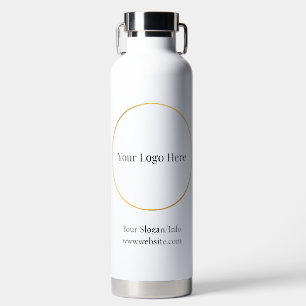 Botella De Agua Logotipo comercial Plantilla de empresa moderna