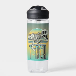 Botella De Agua logotipo de dibujos animados de T-REX