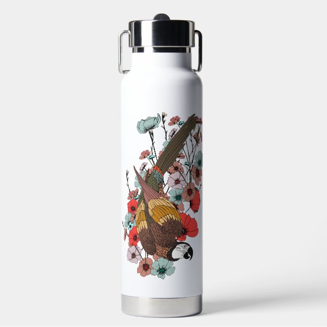 Botella De Agua Logotipo de Dragón Asiático (Frente)