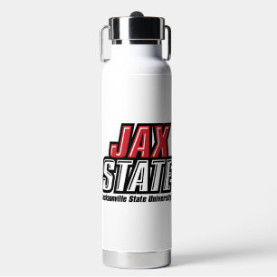 Botella De Agua Logotipo de Jacksonville State University JAX STAT