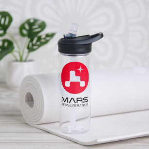 Botella De Agua Logotipo de la NASA Mars Perseverance Rover Clear