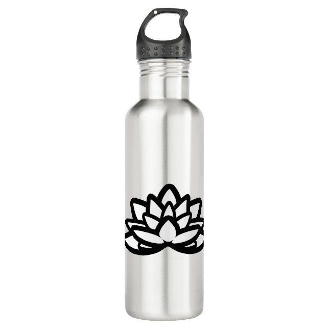Botella De Agua Logotipo de Lotus (Anverso)