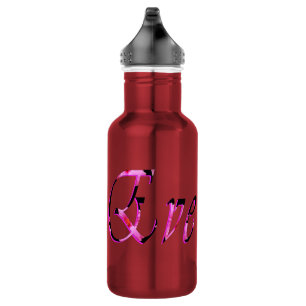 Botella De Agua Logotipo del nombre de los Chicas Eva,