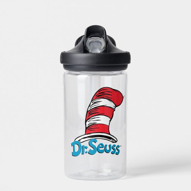 Botella De Agua Logotipo del sombrero de Dr. Seuss (Delante)