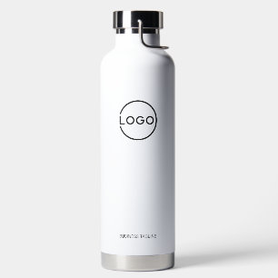 Botella De Agua Logotipo empresarial personalizado con texto perso