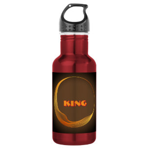Botella De Agua Logotipo inspirado en la luna de KING impreso en c