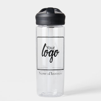 Botella De Agua Logotipo Negocio Personalizado